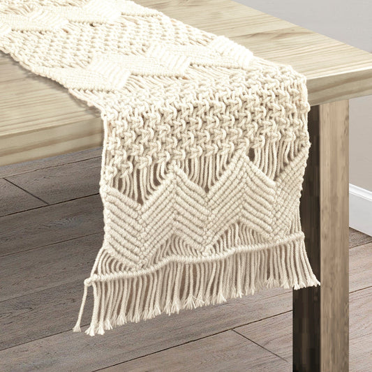 Boho Macrame Indoor/Outdoor Table Runner