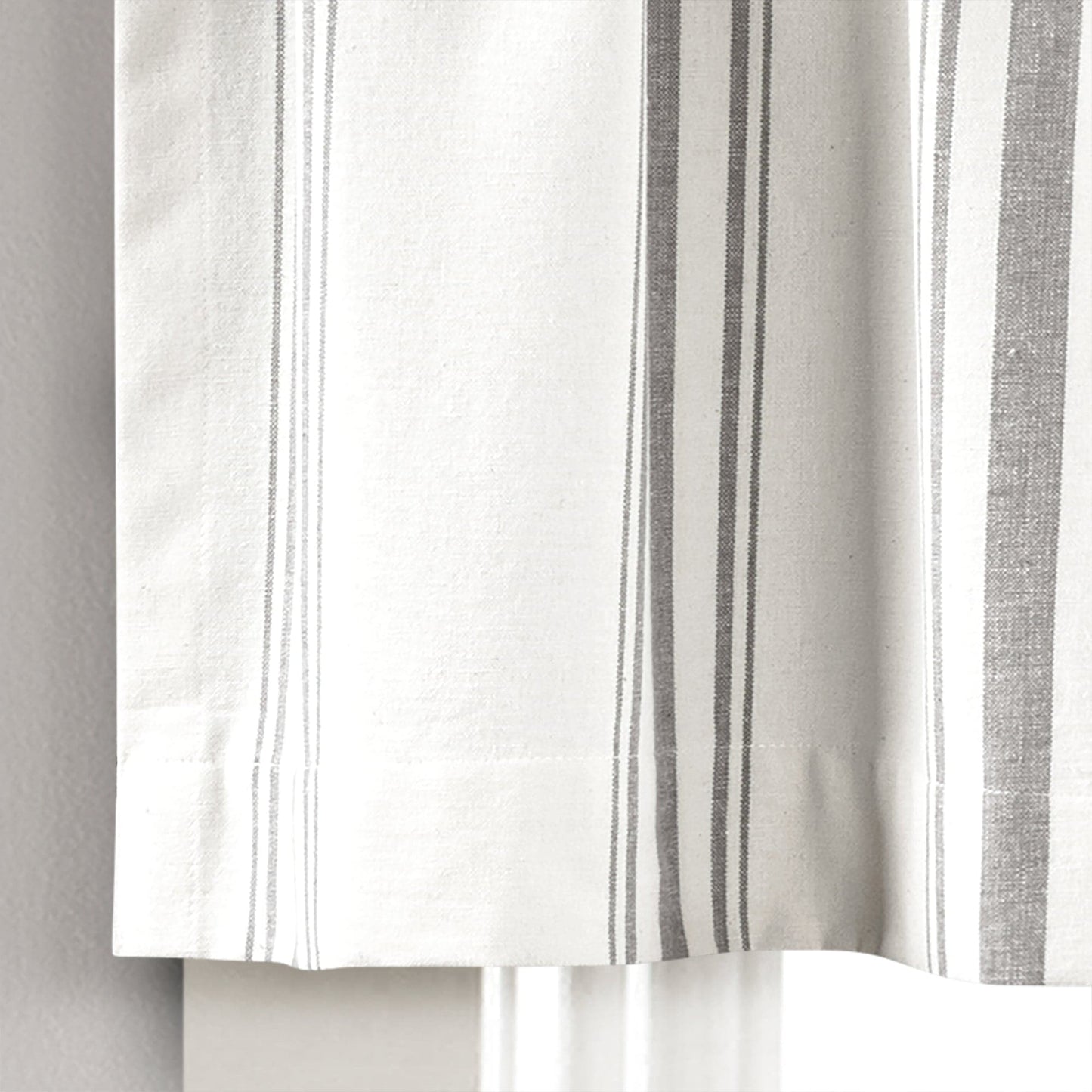 Farmhouse Stripe Yarn Dyed Recycled Cotton Valance