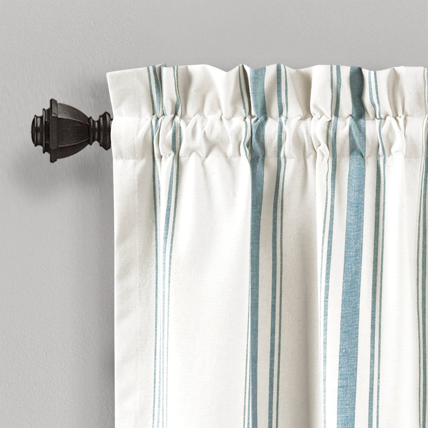 Farmhouse Stripe Yarn Dyed Recycled Cotton Valance