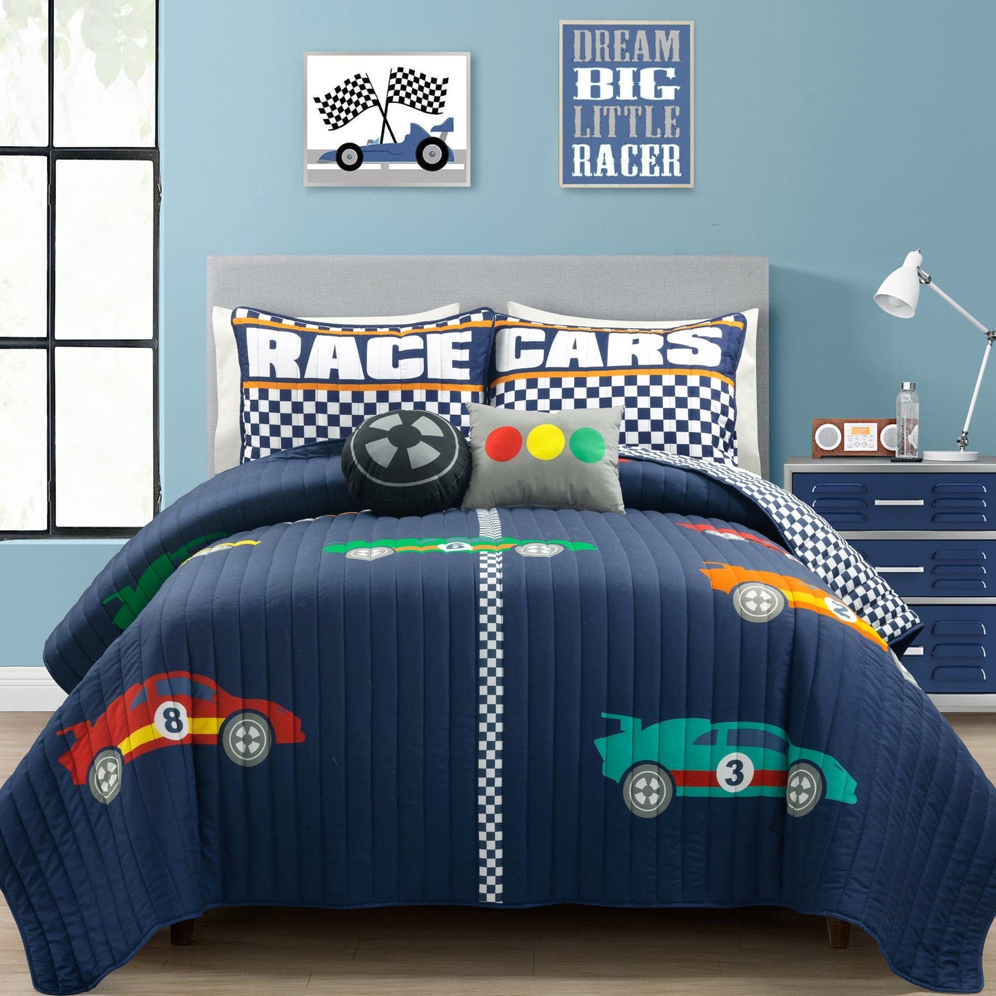 Racing Cars Quilt Set