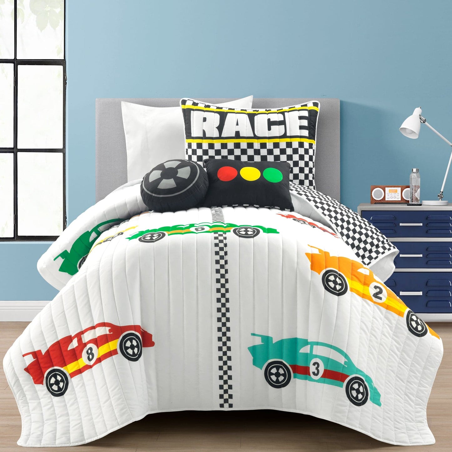 Racing Cars Quilt Set