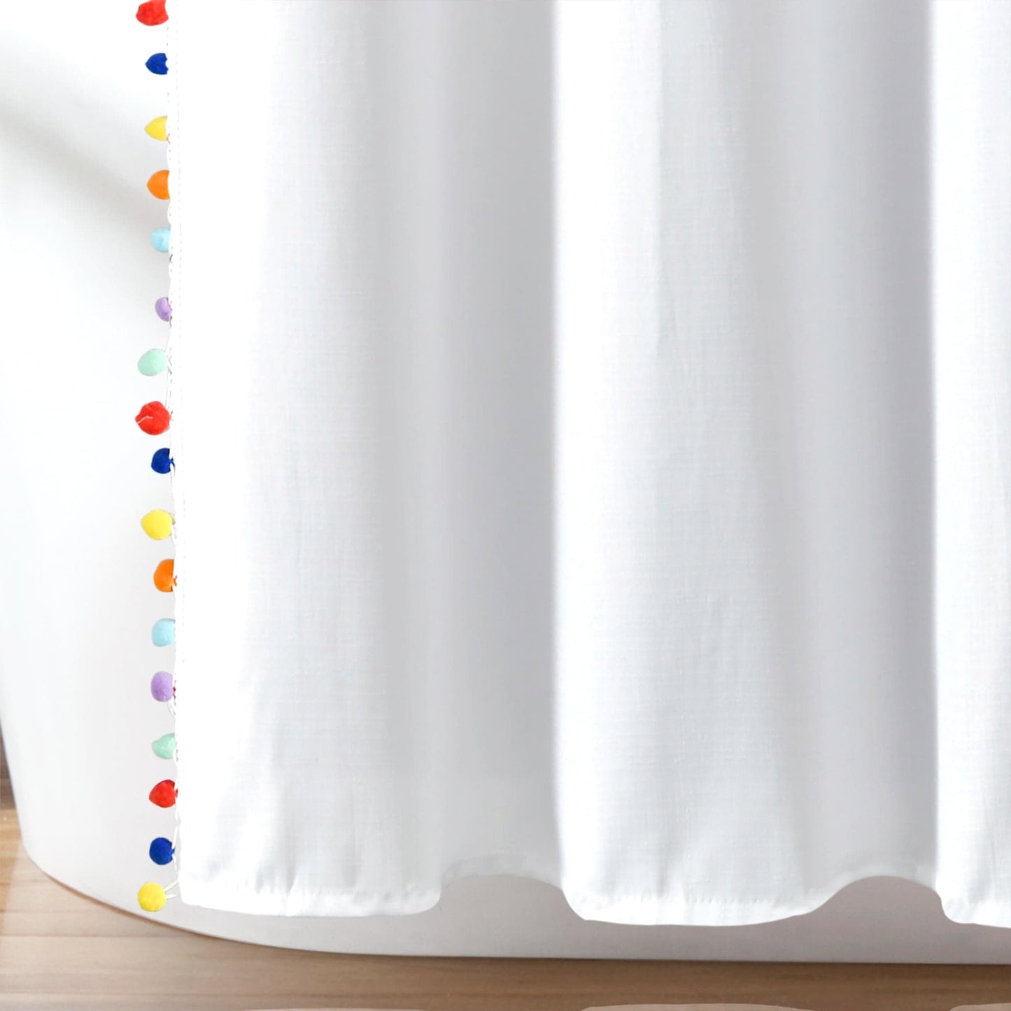 Pom Pom Shower Curtain