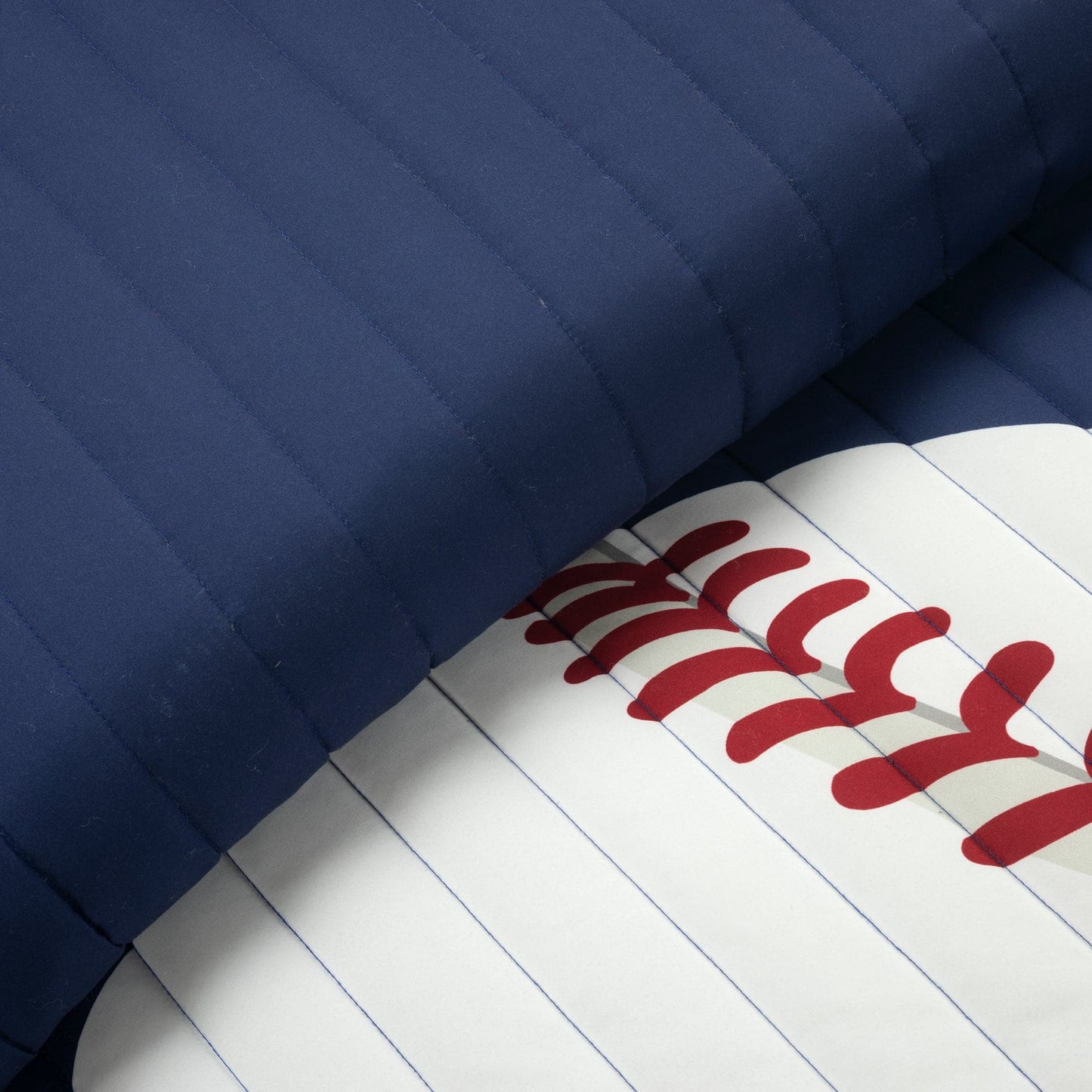 Baseball Game Reversible Quilt Set