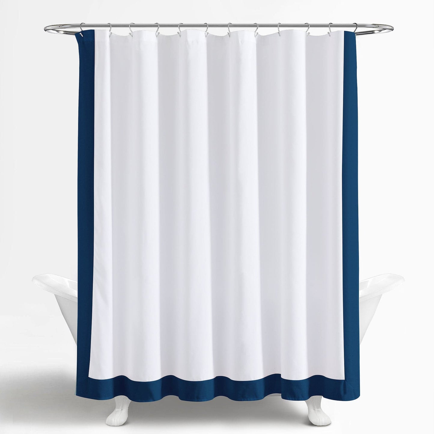 Block Border Shower Curtain