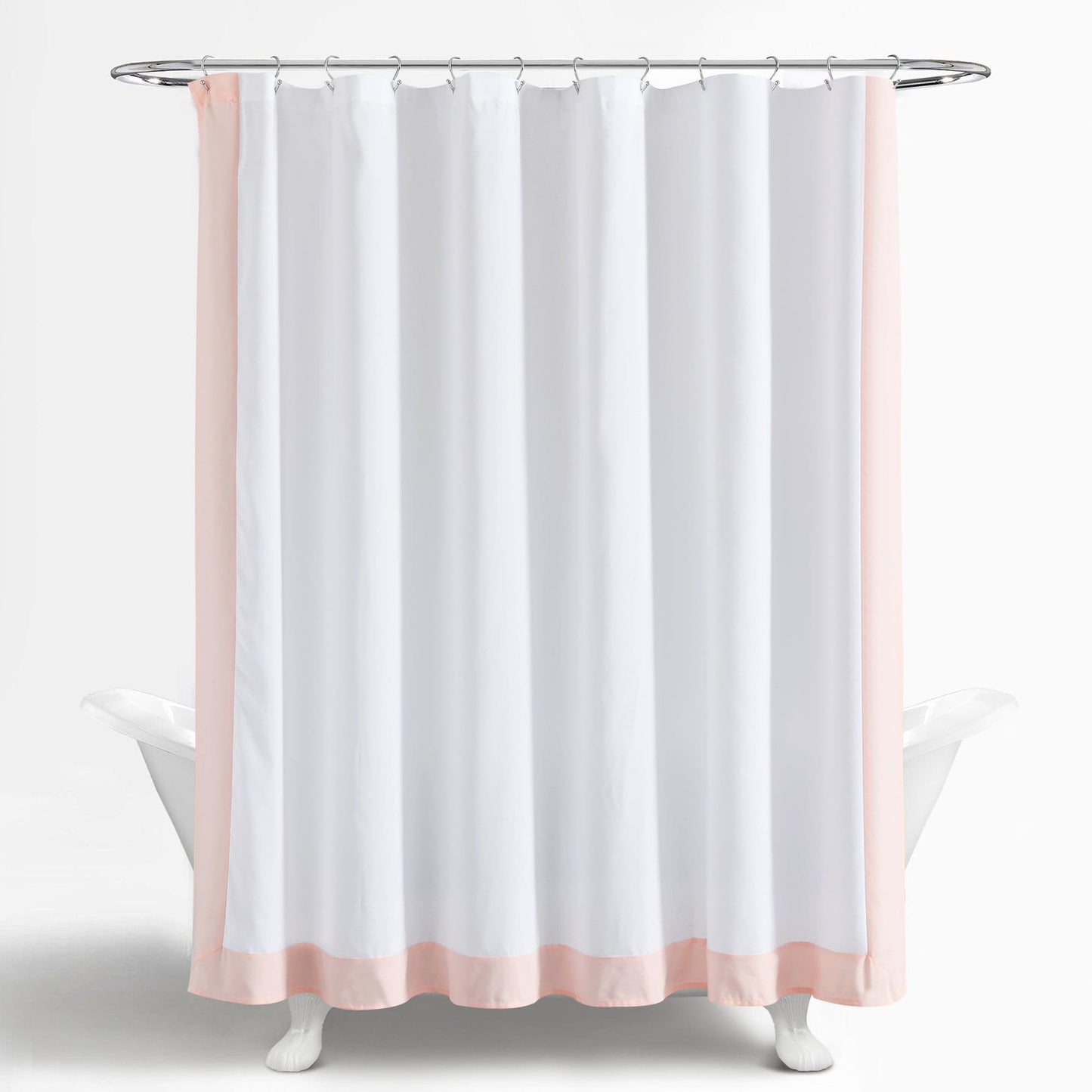 Block Border Shower Curtain