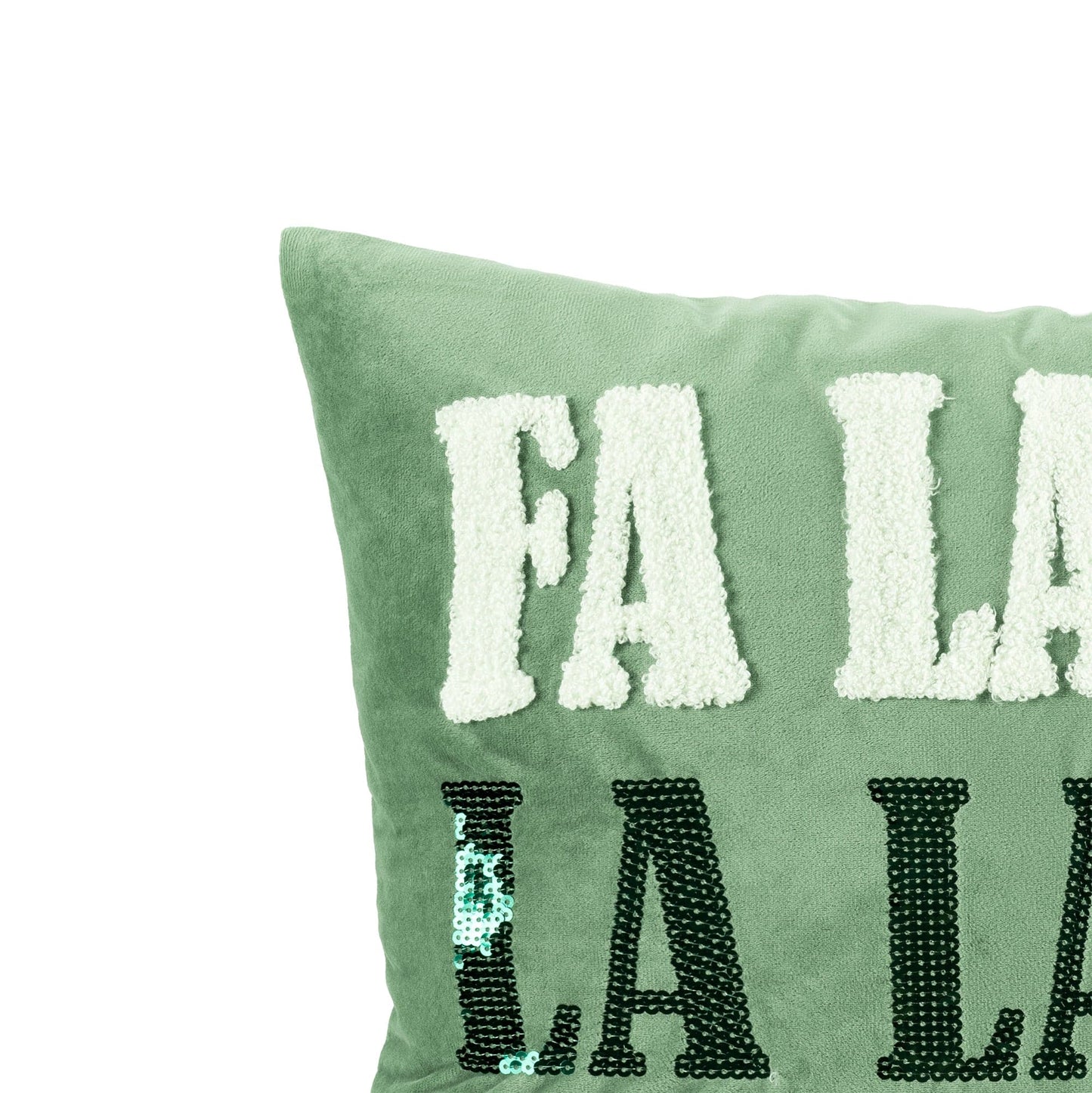 Fa La La La Decorative Pillow