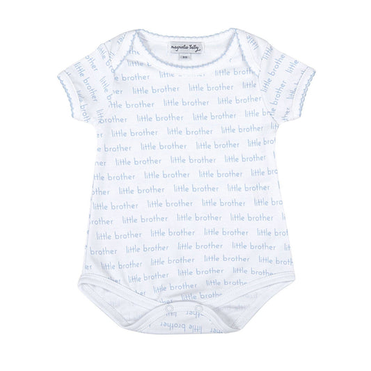 Magnolia Baby - Little Brother Print Short Sleeve Bodysuit