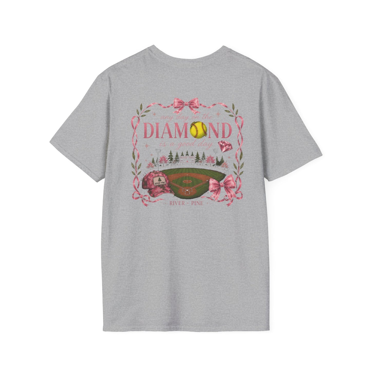 River + Pine - Anyday on the Diamond is a Good Day Women's Tee