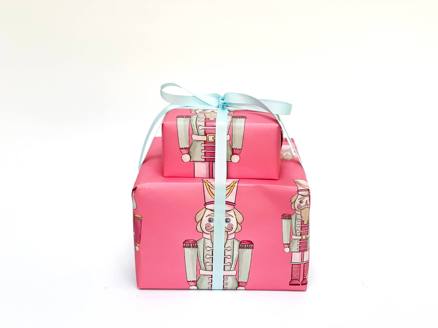 JOSIL Paperie & Gift - Dark Pink Nutcracker Gift Wrap