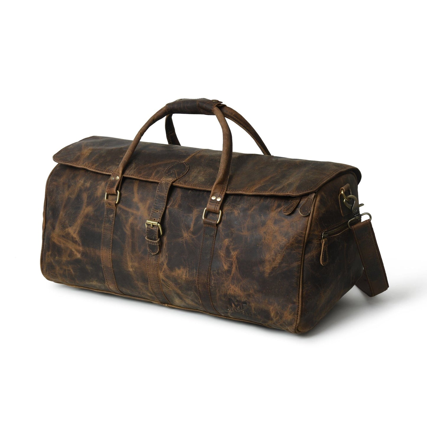 The Bolton Flap Duffel- Dark Brown