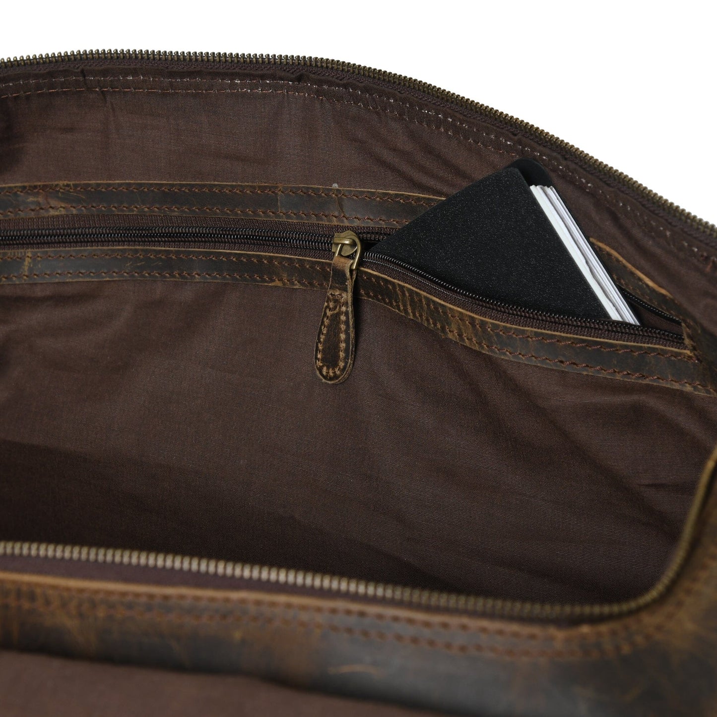 The Bolton Flap Duffel- Dark Brown