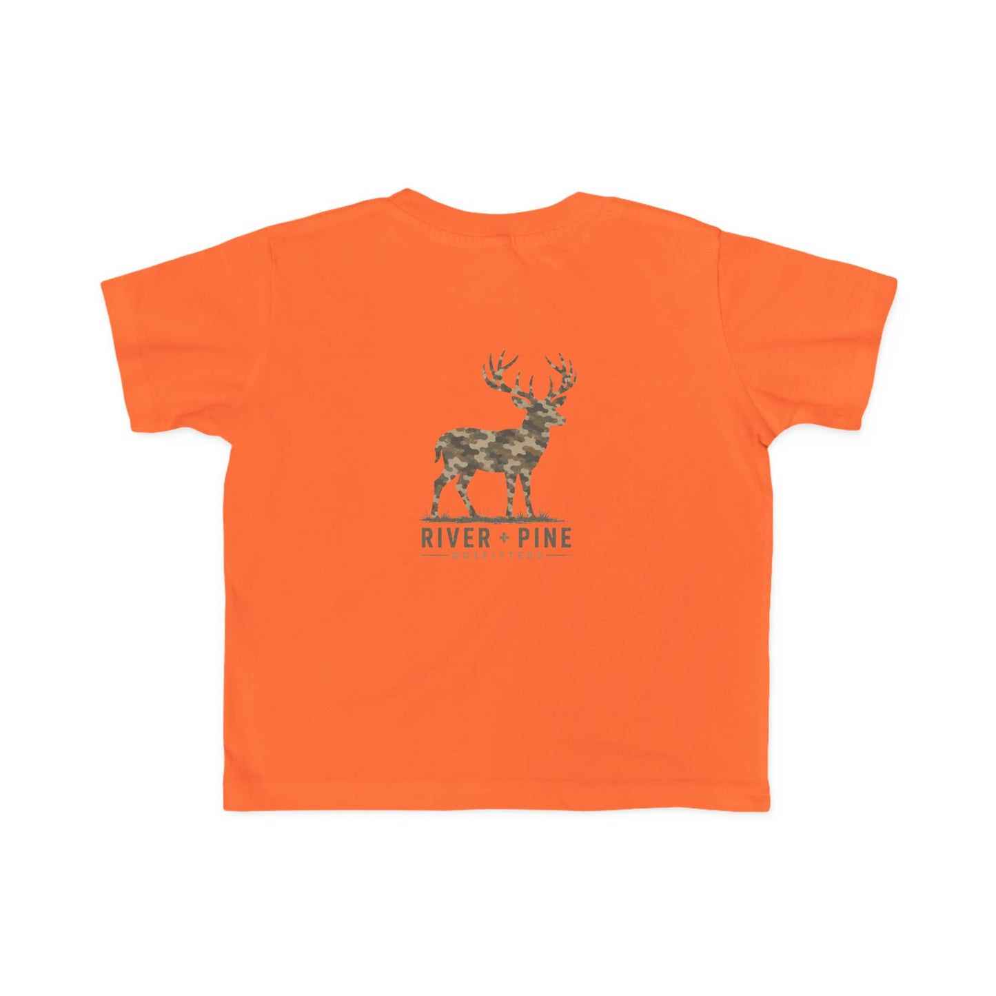 River & Pine Muted Modern Camouflage Buck Toddler Graphic Tee