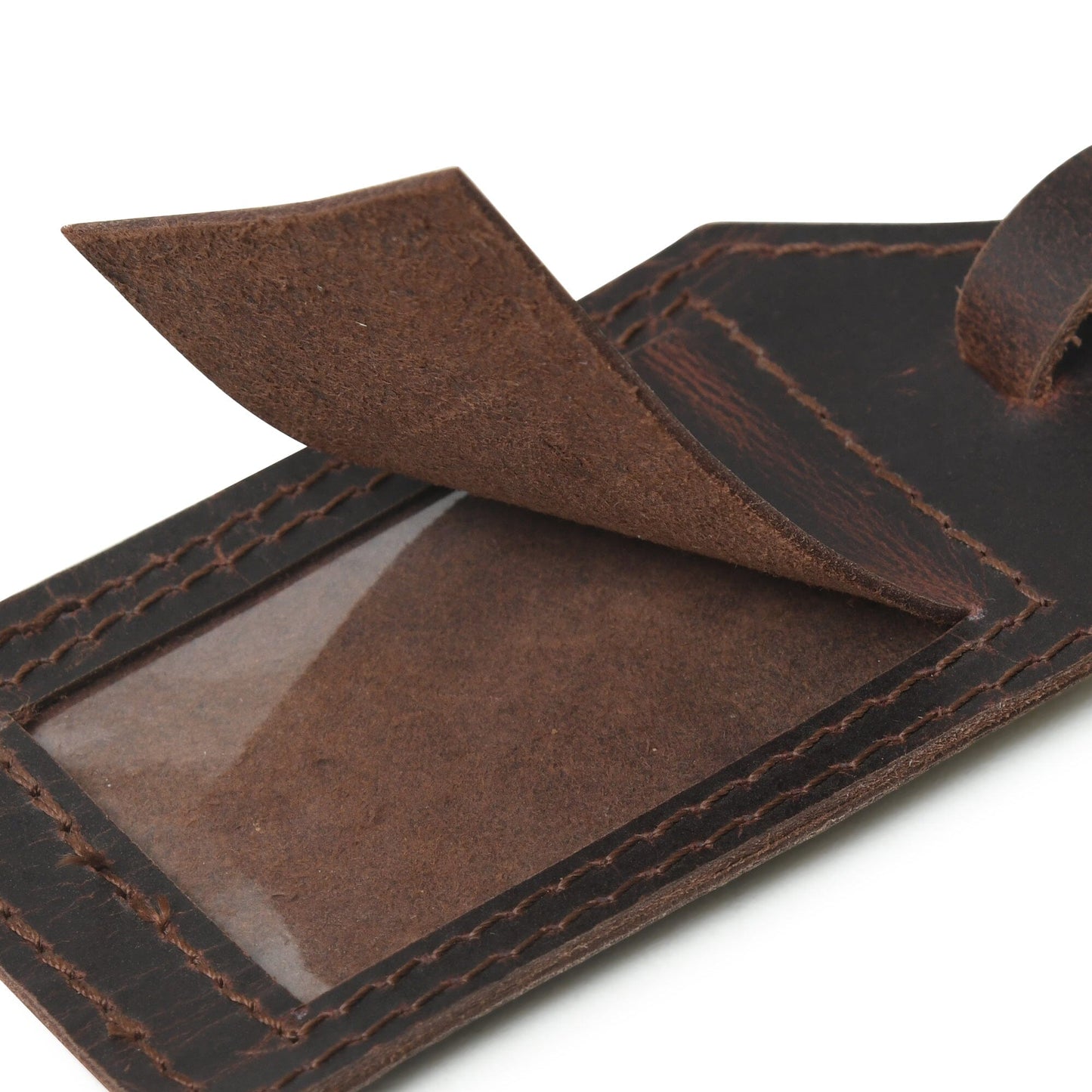 Leather Luggage Tag Set