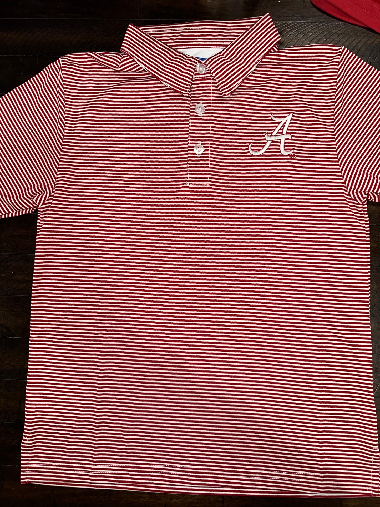 Striped Alabama White A Polo