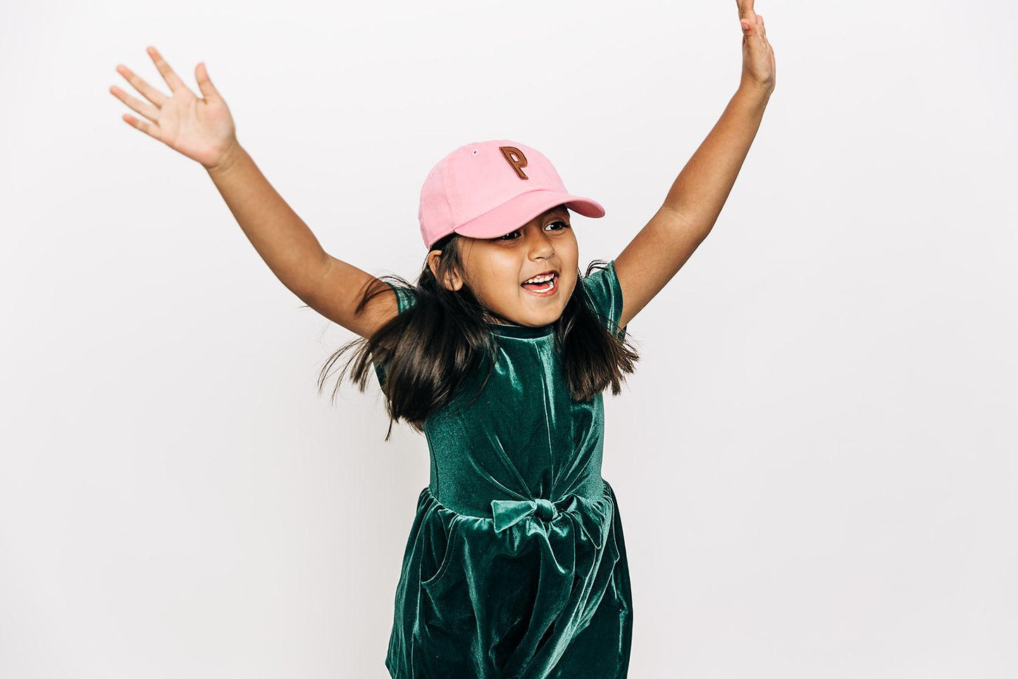 Light Pink Hat + Textured Letter