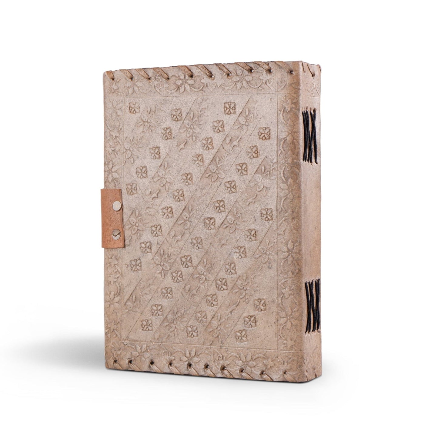 Handcrafted Vintage 4 Stone Leather Diary