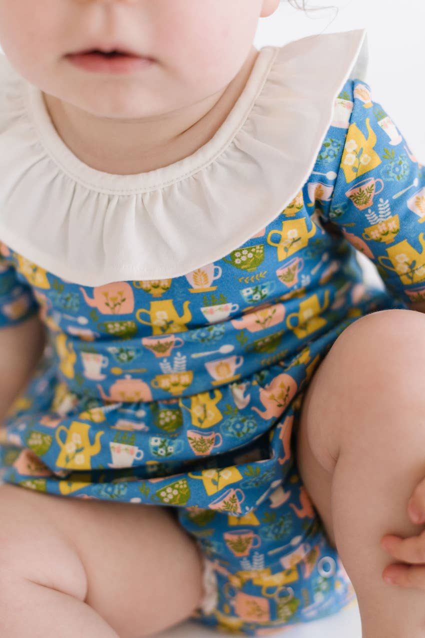 Harlow Romper in Tea Party