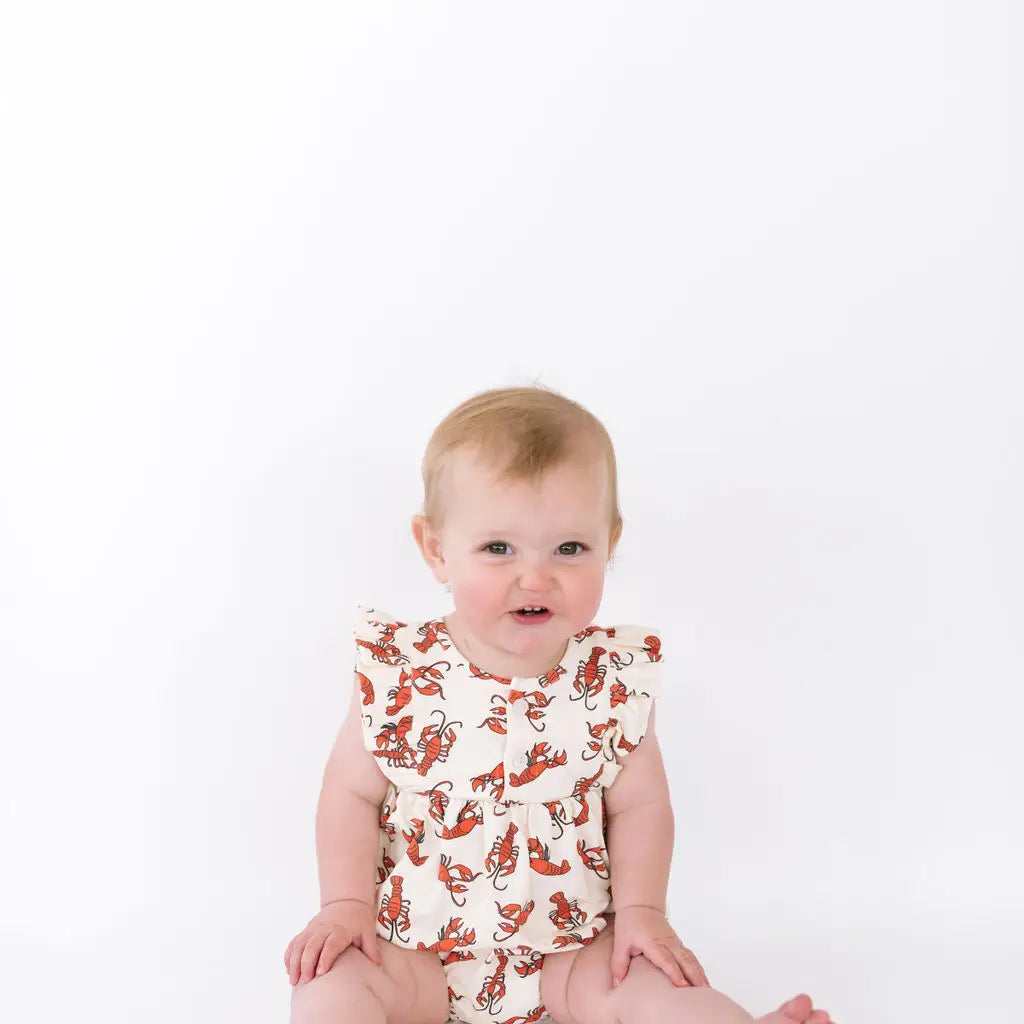 Betsy Romper in Crawfish