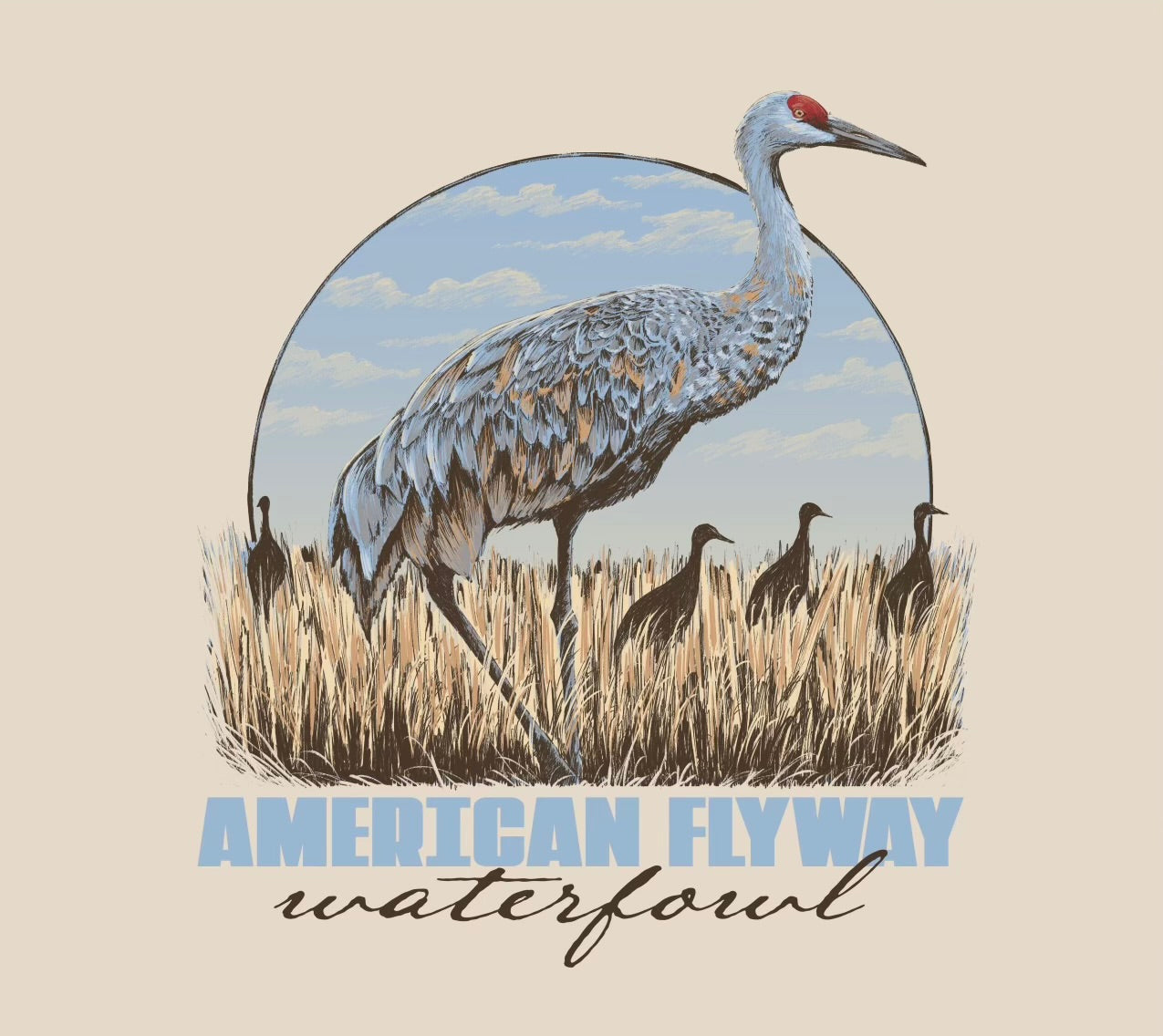 The Sandhill Crane Tee