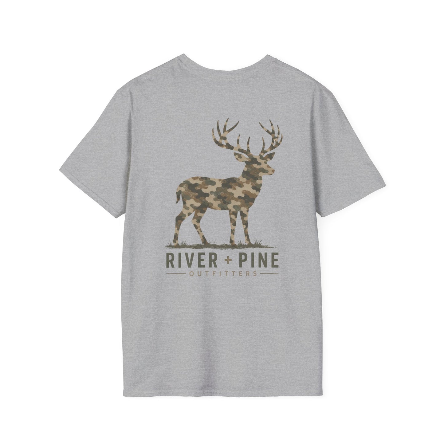River + Pine Muted Modern Camo Men's Tee