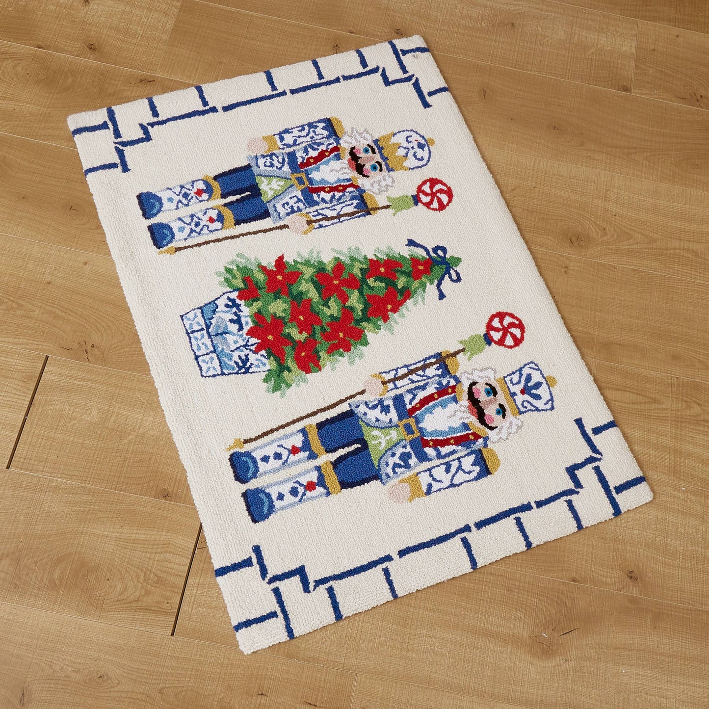 Peking Handicraft - Chinoiserie Nutcrackers Hook Rug