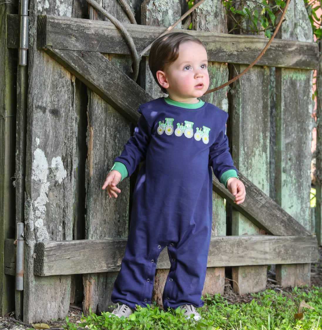 Jellybean Tractor Romper