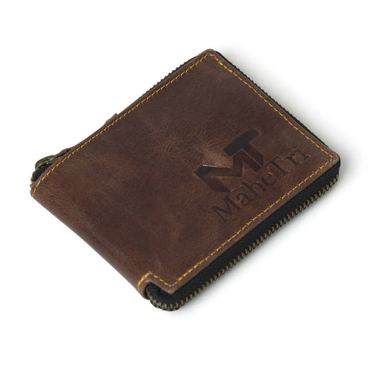 Adams Bi-Fold Wallet- Walnut Brown