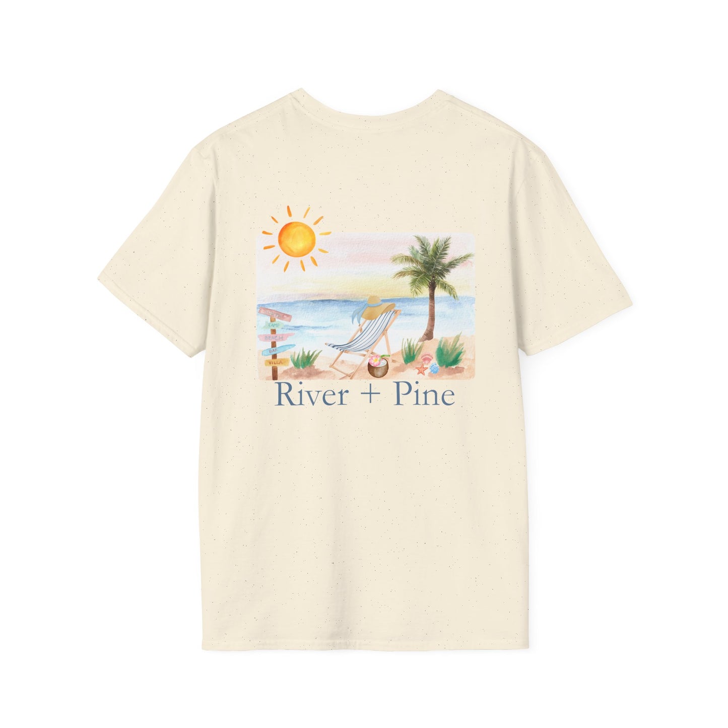 River + Pine - Relaxing Summer Vibes Water Color Beach Day