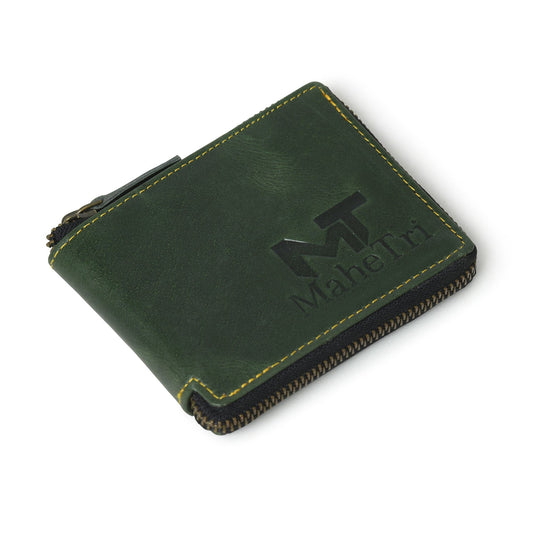 Adams Bi-Fold Wallet- Green