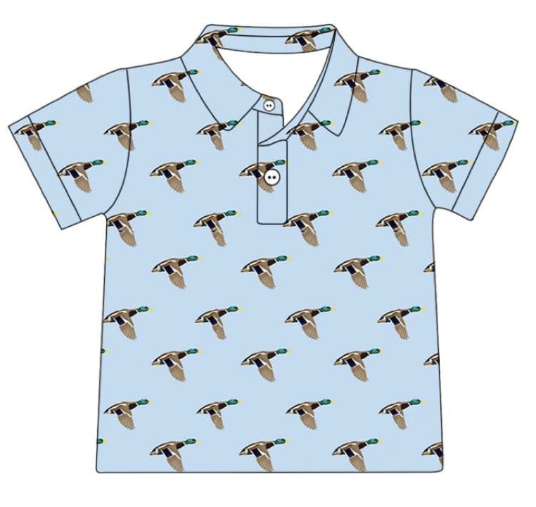 Light Blue Mallard Polo