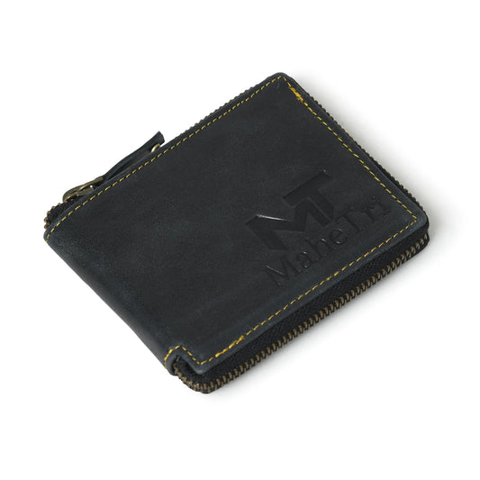 Adams Bi-Fold Wallet- Black