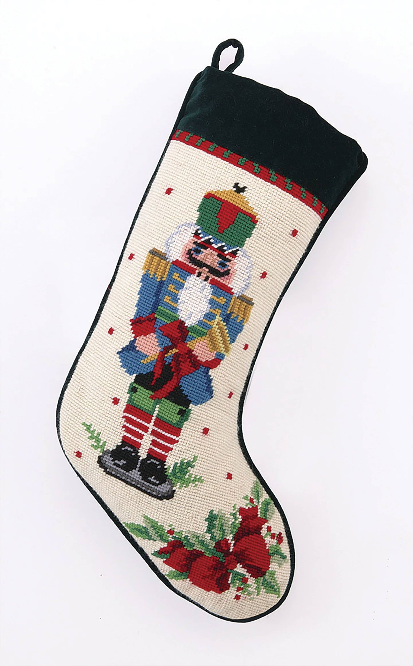 Peking Handicraft - Nutcracker Melody Trumpet Needlepoint Stocking