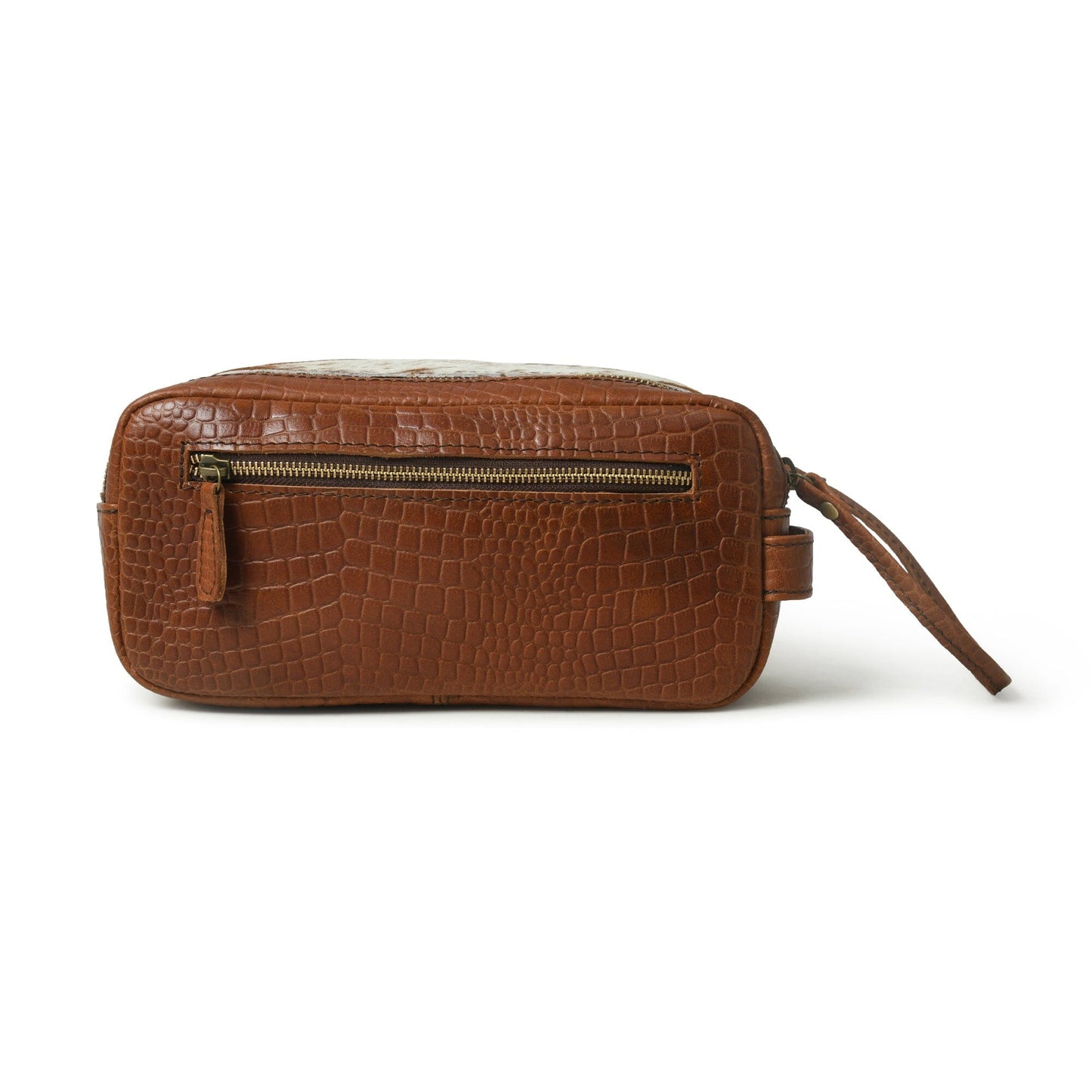 Hairon Croco Leather Toiletry Bag