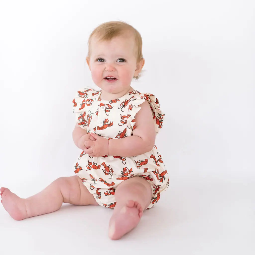 Betsy Romper in Crawfish