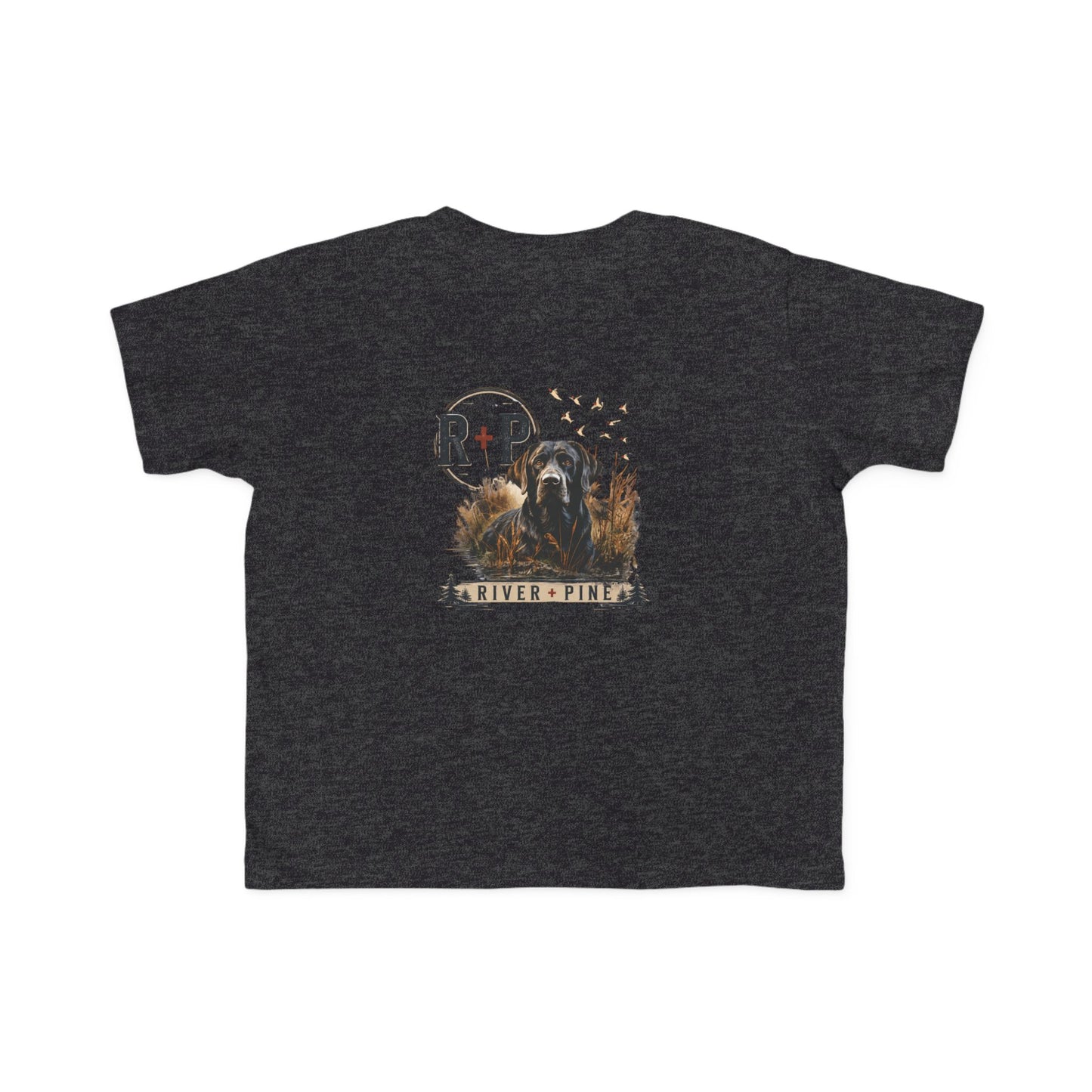 River & Pine Black Dog in Reeds Toddler Graphic Tee (R+P)