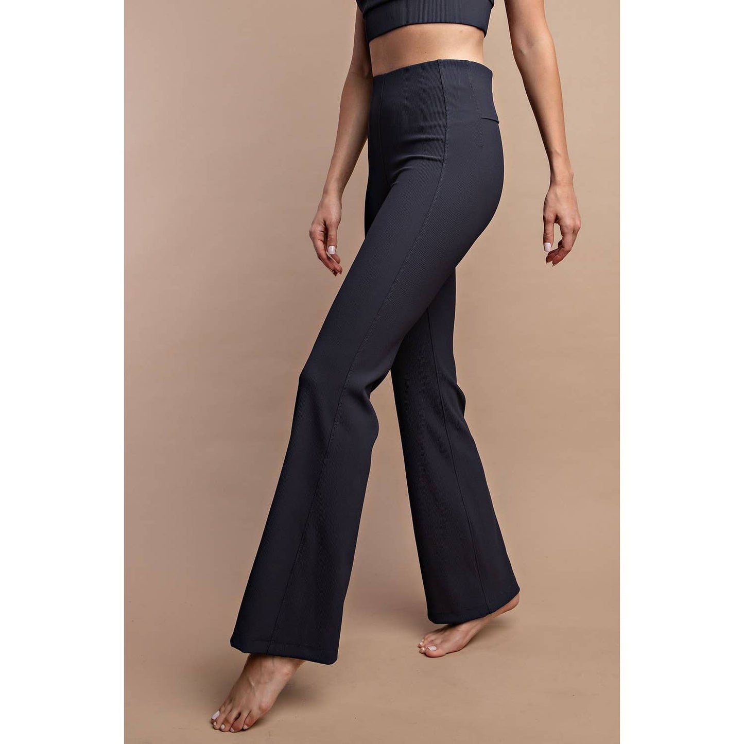 Rae Mode - NYLON RIB PINTUCK LEGGINGS