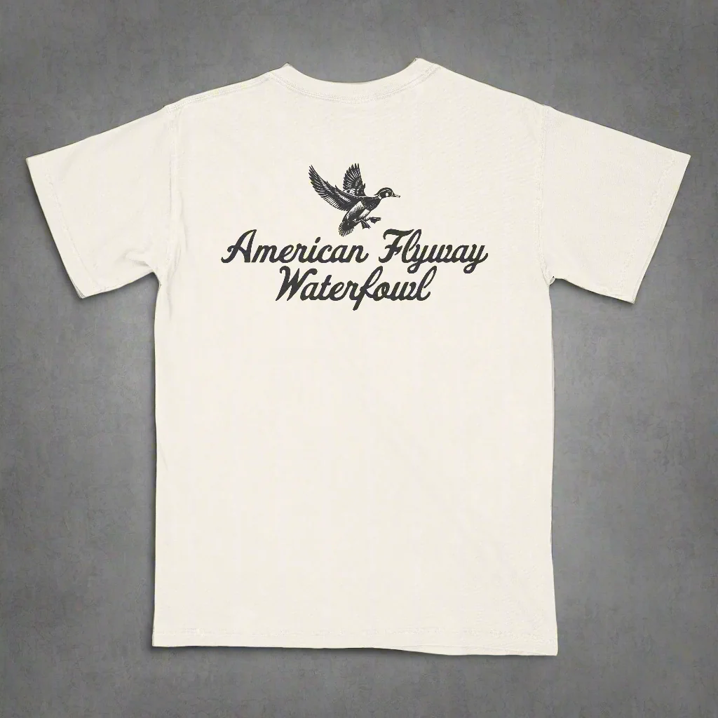 Vintage Wood Duck Logo Design