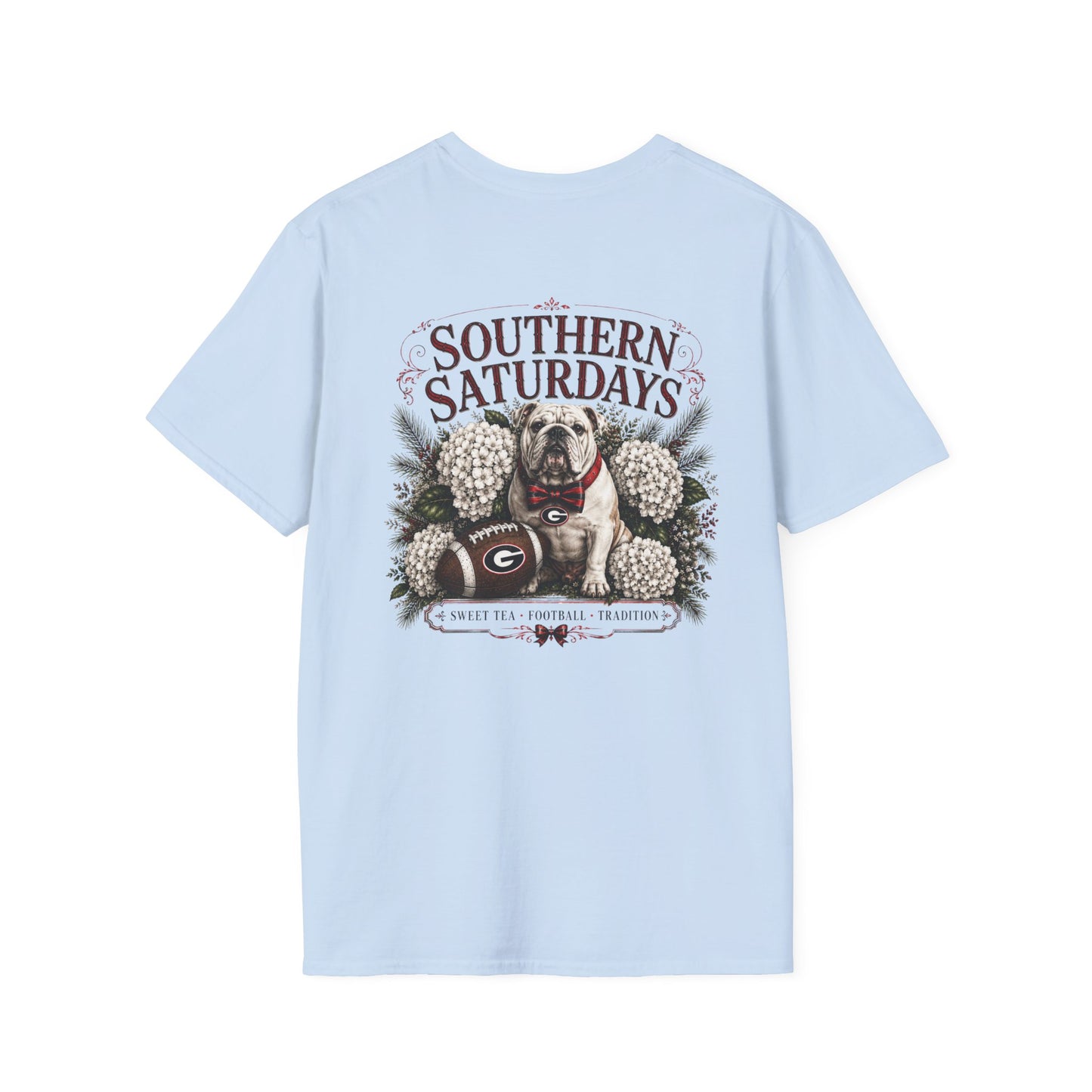 Southern Saturdays with Bulldog T-Shirt - Go Dawgs
