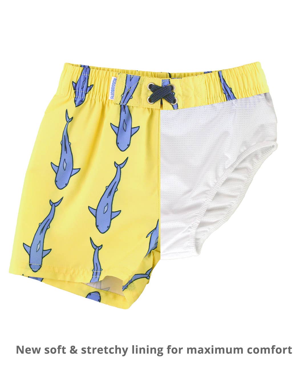 RuffleButts - Jawsome Swim Trunks