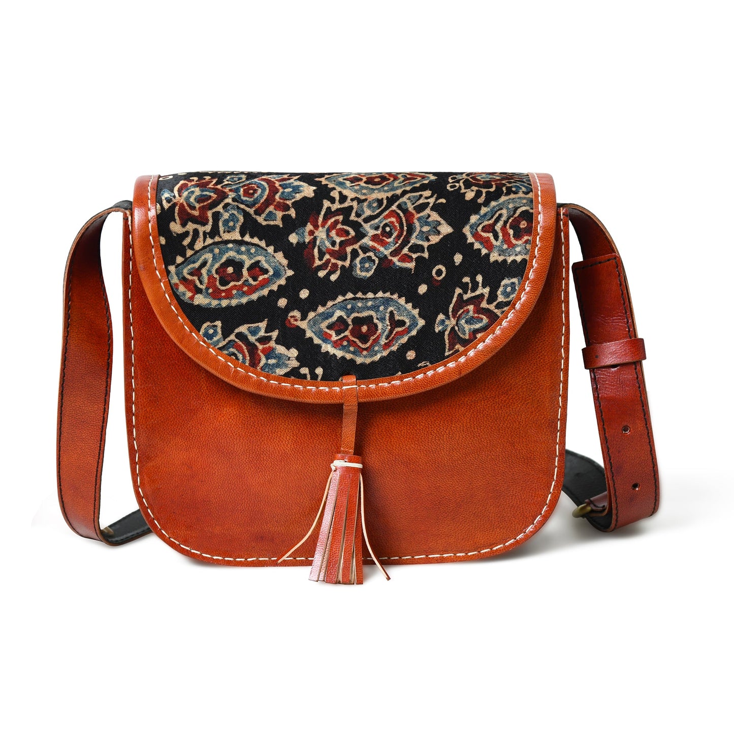 Astounding Ajrakh Ethnic Satchel