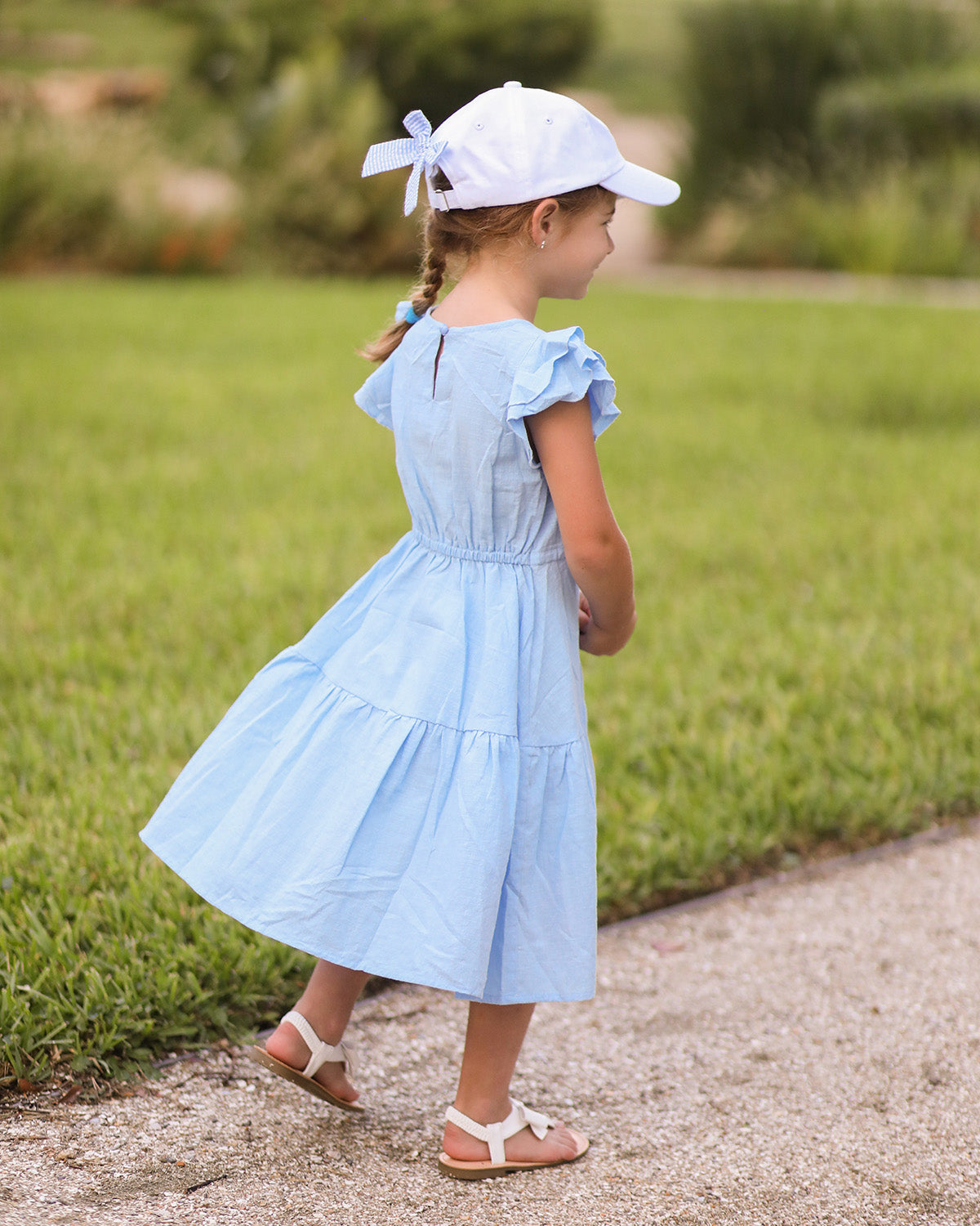 Glass Slipper Bow Baseball Hat (Girls)