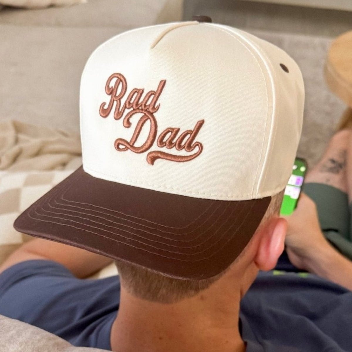 3D Embroidery 'Dad' Snapback Hat