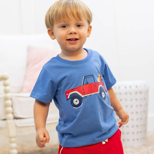 Shrimp and Grits Kids - Patriotic Pup Graphic Tee