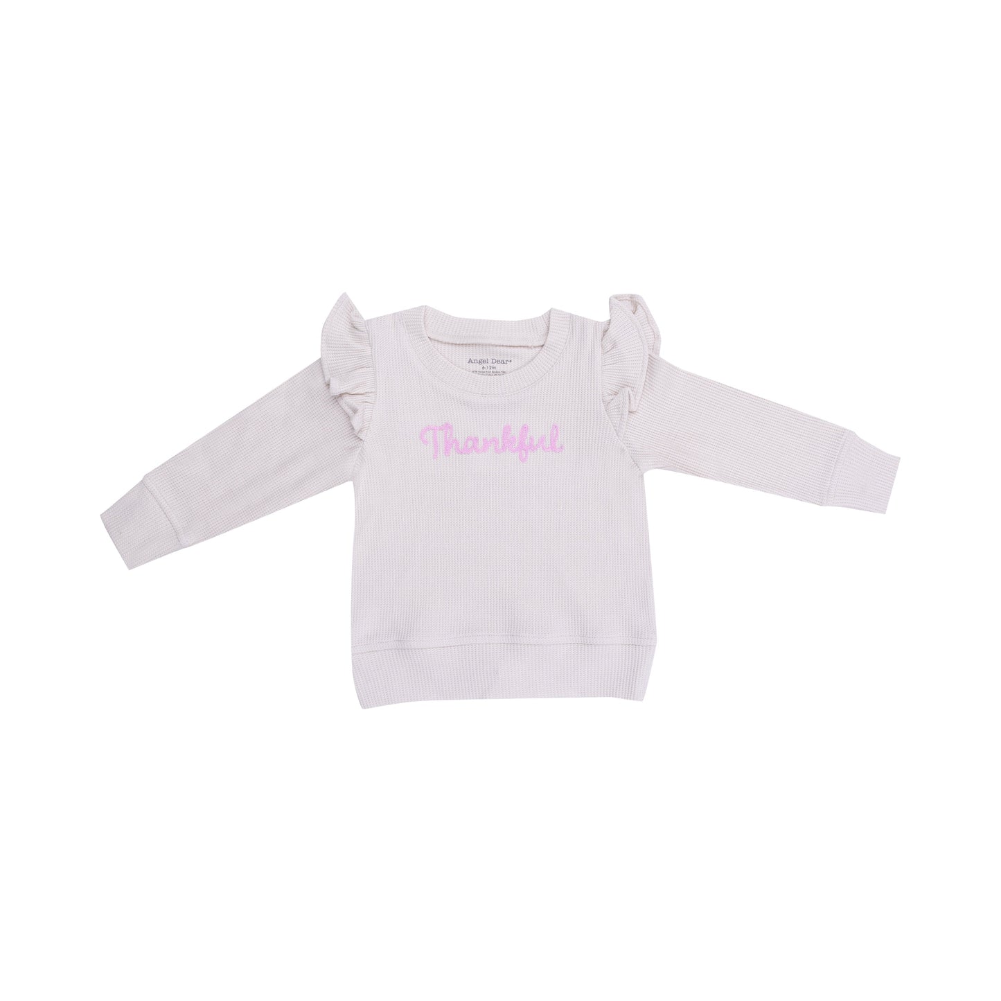 Ruffle Sweatshirt - Thankful