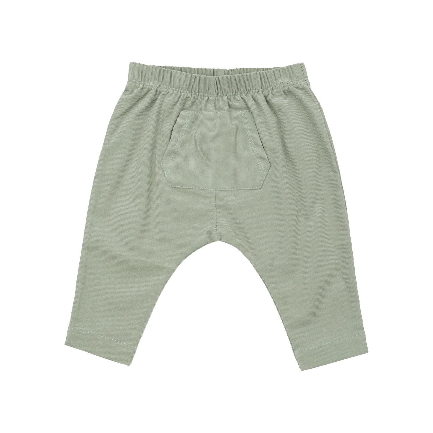 Drop Crotch Jogger - Corduroy Desert Sage