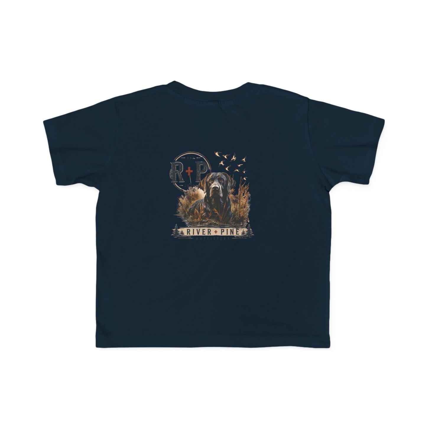 River & Pine Black Dog in Reeds Toddler Graphic Tee (R+P)