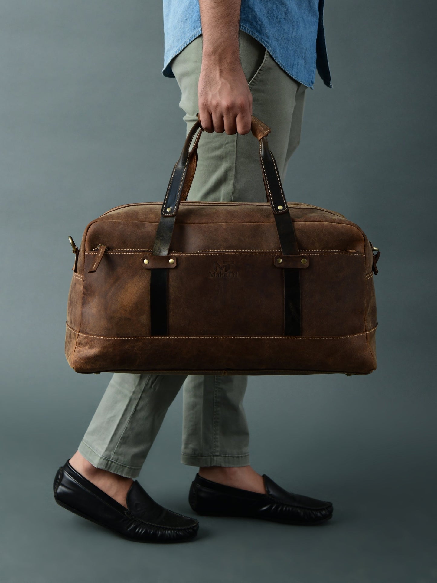 Espresso Elegance Carry on Duffle