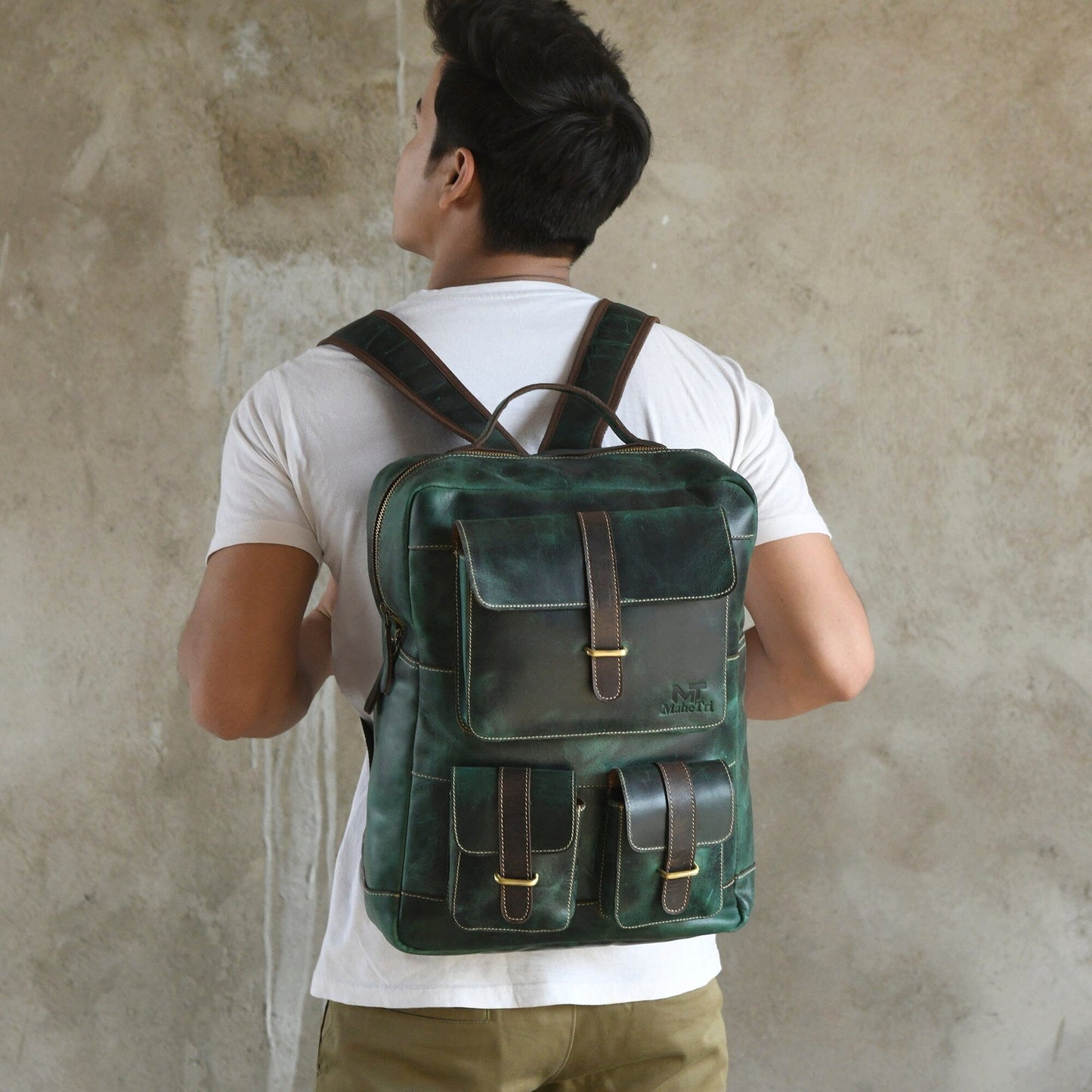 Greenfield Leather Backpack