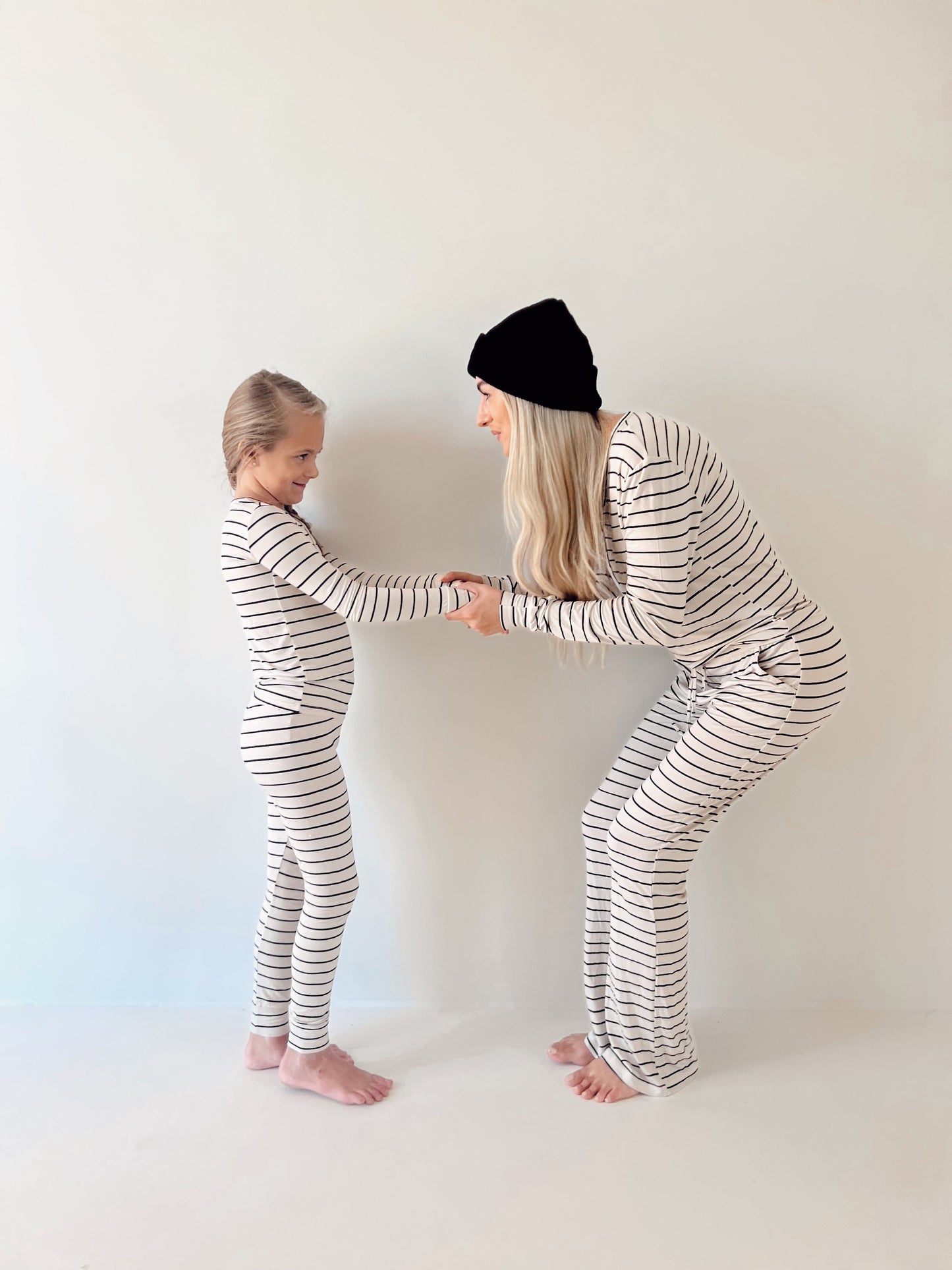 Grey & Black Stripe | Bamboo Women’s Pajamas