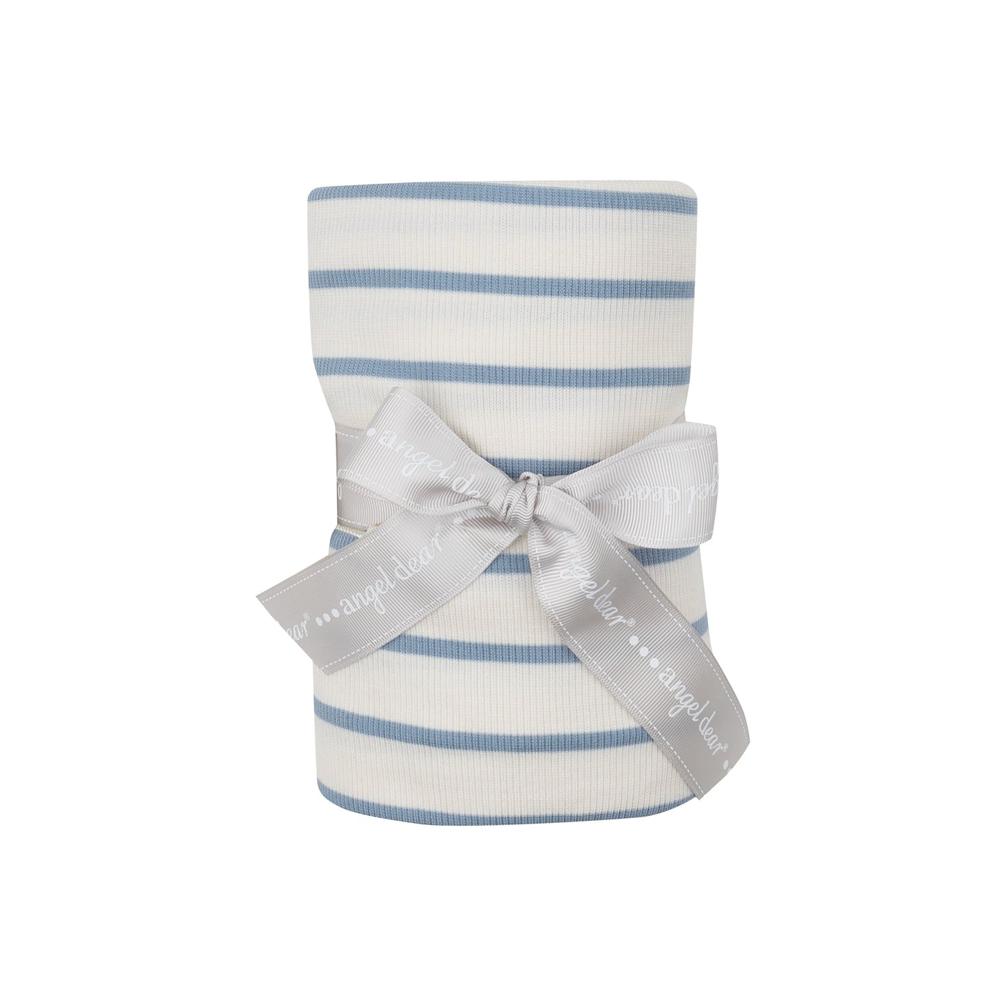 Swaddle Blanket - Modal Rib Stripe - Glacier Lake